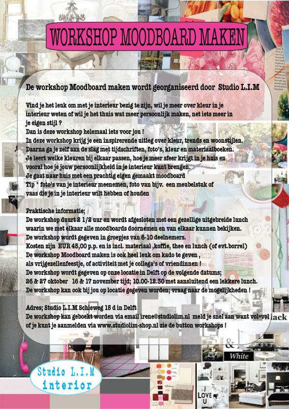 StudioLIM's tweet image. YES Studio L.I.M Workshop Moodboard maken gaat van start ! We hebben er zin in ! Snel inschrijven ! Vol=vol