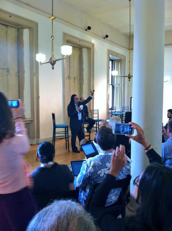 glazedcon's tweet photo. CTO Becomes the CWO with Yobie Benjamin #GLAZED @stainedglasslab http://t.co/0rLSdti80u