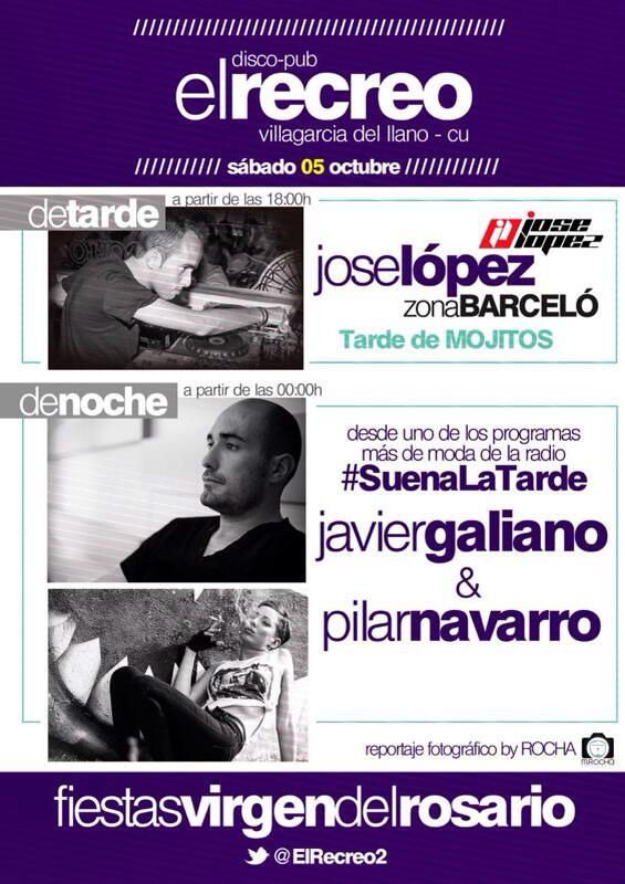 Recuerda este sábado por la tarde nos vemos en <a href="/ElRecreo2/">EL RECREOOOO!!</a>