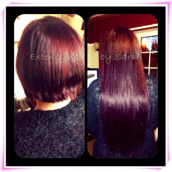 sarahjhowley's tweet image. Short to long using @FoxyHair #micro #rings #sticktip #4a  #hairextensions #longhairdontcare
