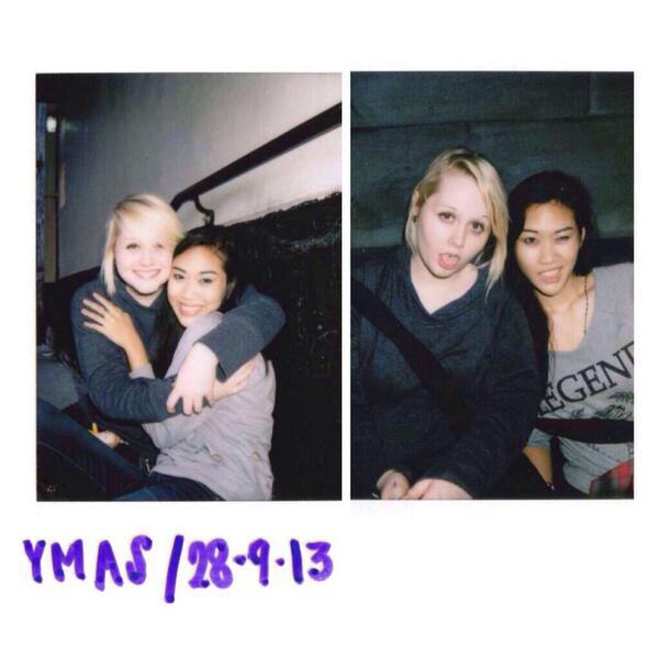 lindseyhawken's tweet image. Already missing my girl, @gleannignacio 😭💙 #polaroidmemories