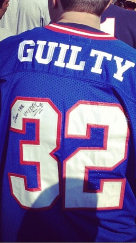 anthonymannillo's tweet photo. @BleacherReport here's a jersey from the Bills game yesterday http://t.co/SkEOm5Gpyh