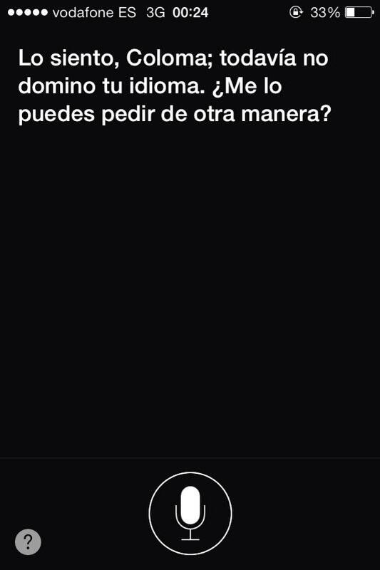VirgiiniaRuiz's tweet photo. Ya hasta siri lo dice, no nosotros jajajaja @ColomaFullana http://t.co/FLMe9MS8Ys