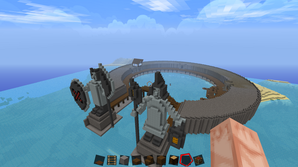 pentapod's tweet photo. Wow, looking fantastic! RT @defianceKal: Progress on our little EverCraft city so far: http://t.co/eKOMFvsd2F