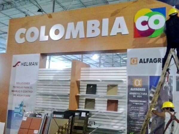 PROCOLOMBIACO's tweet photo. Lima lista para recibir 8 exportadores de materiales de construcción #excon2013 http://t.co/87nYNv7SC2 @JulianaVillegas cc @bitacoraperuana