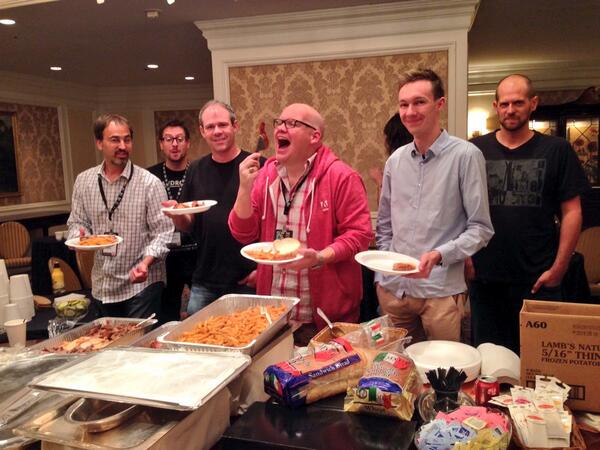 bucksommerkamp's tweet image. Time for some @OklahomaJoesBBQ for the #d2wc crowd!!