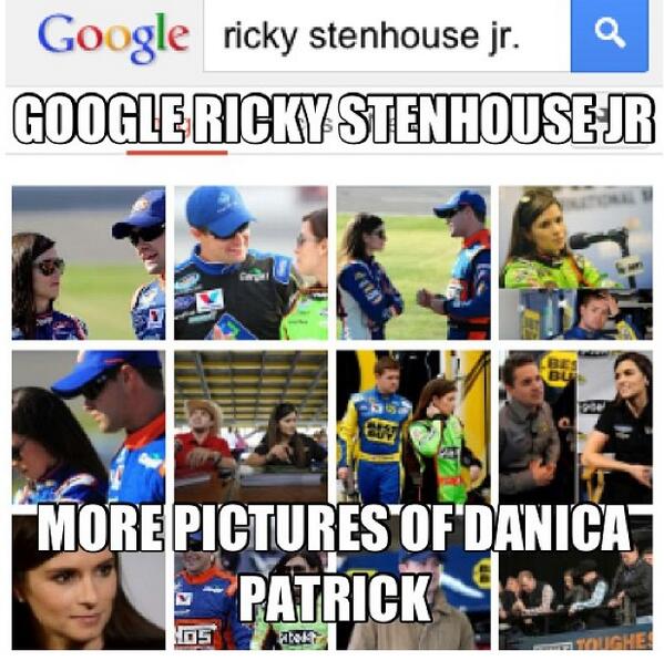 _NascarMemes's tweet photo. Poor @StenhouseJr .. #nascar #google @DanicaPatrick @ESPNNASCAR http://t.co/ScZVFUnLme