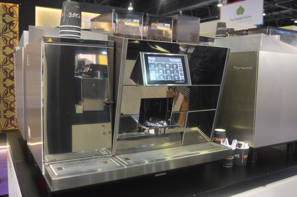 Boncafe Middle East Thermoplan Black and White 3 at Hotel Show 2013