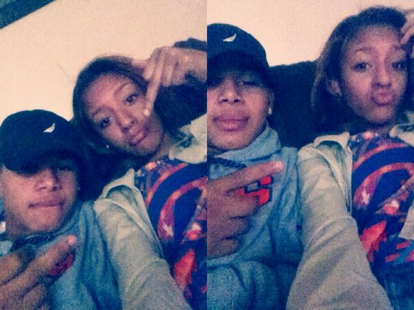 chunksjones's tweet photo. Me &amp;&amp; my Best 👌 lol http://t.co/h27bvipRYR