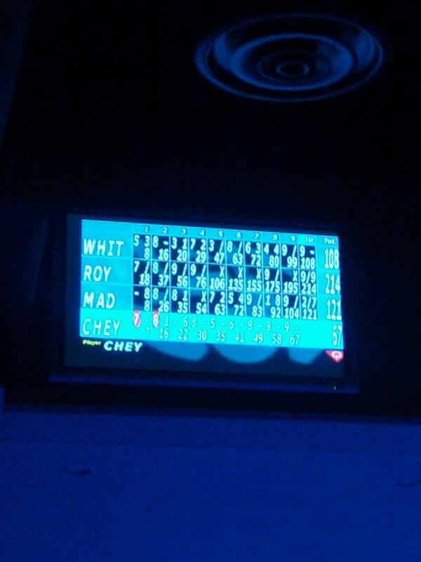 JakeCain's tweet photo. Just bowled 214 listening to you... http://t.co/7VHCxMLNSM