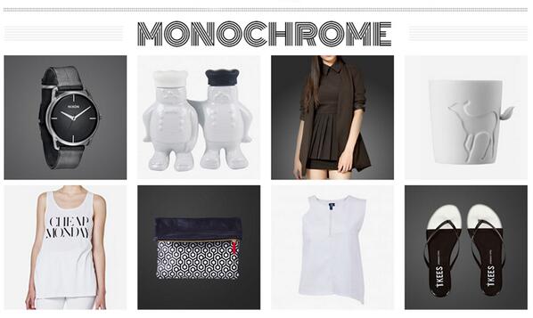 shopdeca's tweet image. Diantara item MONOCROME ini, Kamu suka yang mana guys? #share yuk :)