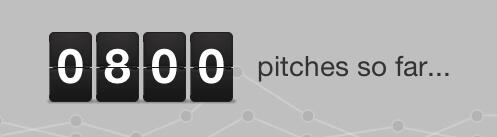 1000Pitches's tweet photo. Gettin there! #1000pitches http://t.co/ZhZrZWSPQq