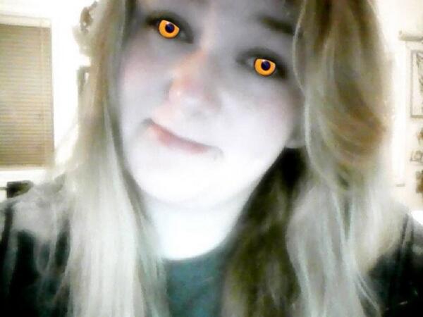 KaitlynKaitek's tweet photo. Check out my eyes! via @eyetunerapp #eyetuner.  my eagle contacts ! http://t.co/2CHgc6s7wC