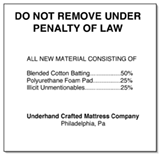 freddoso's tweet photo. Finally, I can go cut off all those mattress tags. http://t.co/tIiPue9ERZ