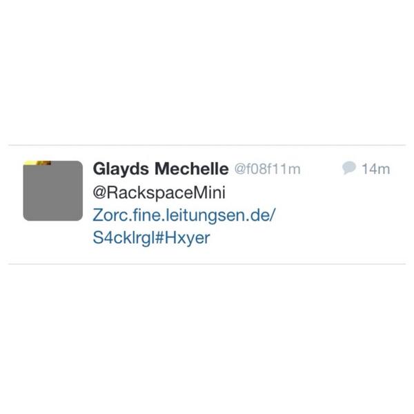 RackspaceMini tweet picture