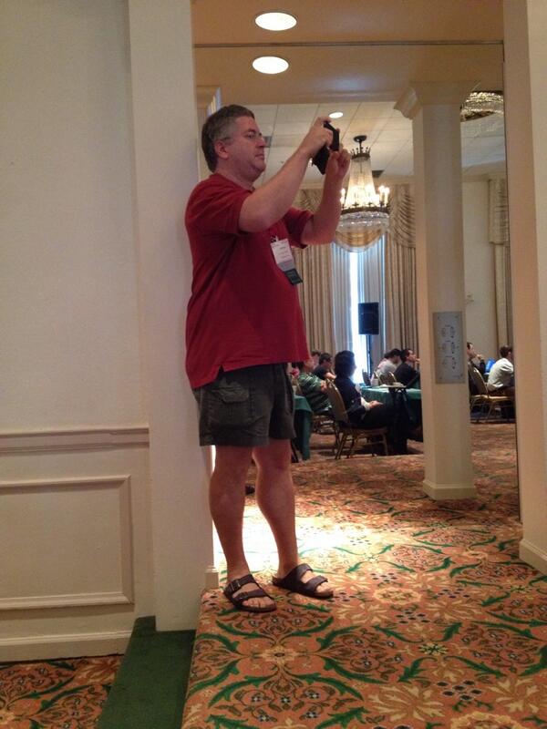 richpaige's tweet image. The #models2013 photographer being photographed.