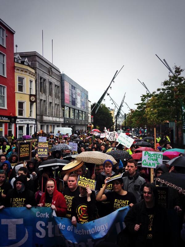 USI_South's tweet photo. Fight for your future Cork #yourfuture http://t.co/QBIkMHq0tB