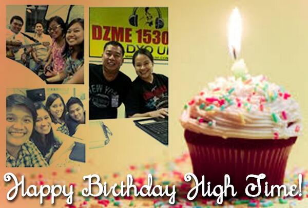 HighTimeonair's tweet photo. Happy Birthday High Time! It's been a year of fun, kwentuhan, and barkadahan! To God be the glory! :) http://t.co/GuyXPTJERg