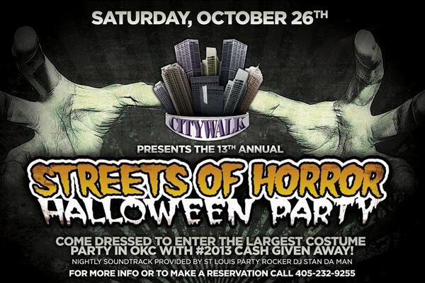 Mel_CityWalk's tweet photo. Halloween at @citywalkokc Call 405.232.9255 for reservations!

#citywalkokc #okcnightlife http://t.co/5bftZP6uWT