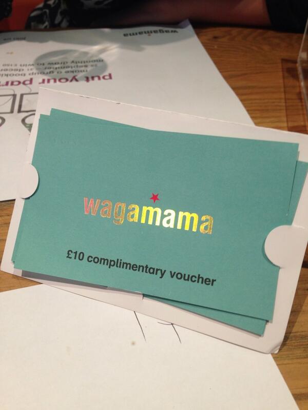 fayski90's tweet photo. Thanks for the vouchers!!!! @wagamama_uk  @VergeMagOnline #yum http://t.co/XORvuy0Y1Z