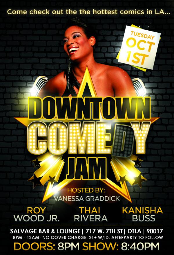 DTLAEvent411's tweet photo. Downtown Comedy Jam tonight @Salvage_LA No Cover. 8p - 12mid. Hosted by: @vanessagraddick &amp; special guests! http://t.co/ZL6ls6gWw4