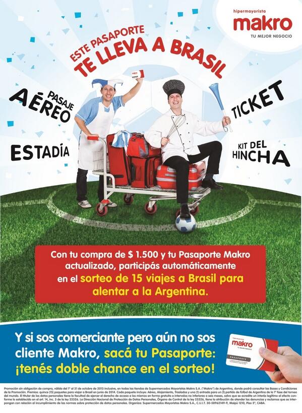 ¡Tu Pasaporte Makro te lleva a Brasil!