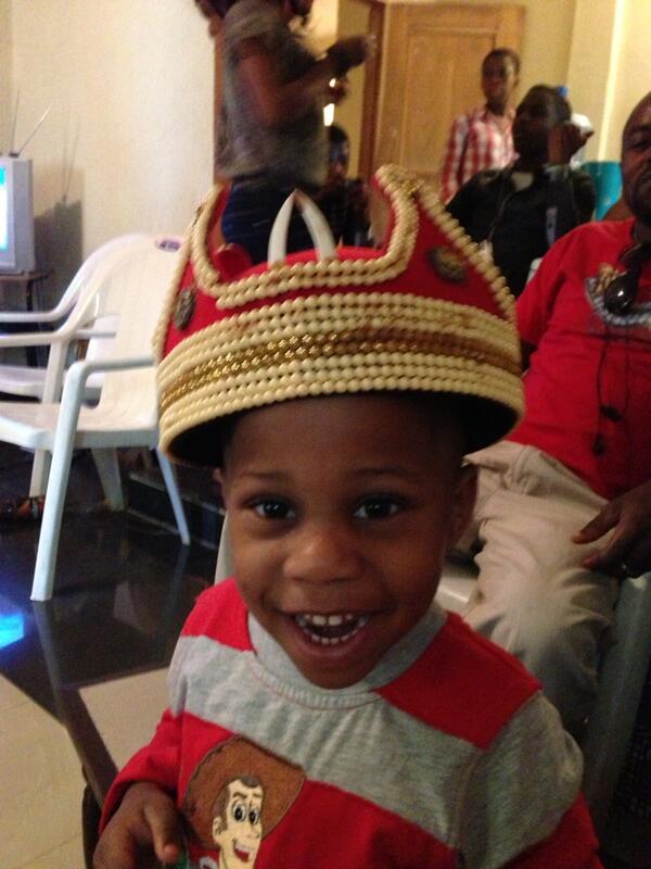 kpakpando1's tweet photo. King (Eze) Michael in the making... http://t.co/lHSQsqdT8k