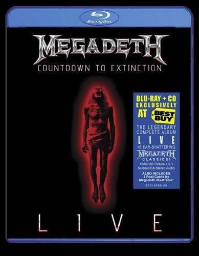 Megadeth's tweet photo. #CountdownToExtinctionLive Blu-ray/CD available exclusively @BestBuy! http://t.co/C1sVPqm5cf http://t.co/9eVIukwqr8