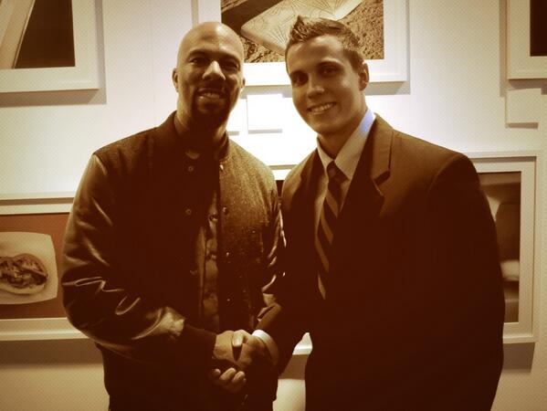 andrewkedas's tweet photo. It'd be uncommon to meet @common but today is an uncommon day http://t.co/lRtvmvIOuO