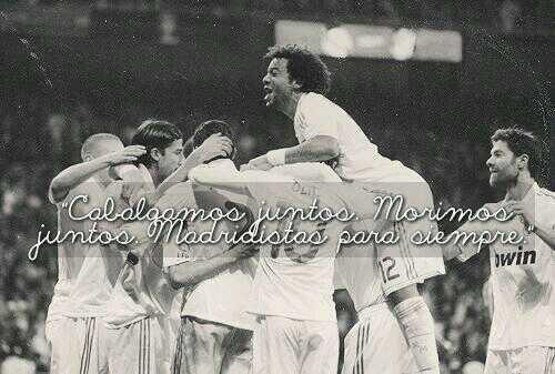 ReaI_Madrid_CF's tweet photo. En lo bueno y en lo malo. http://t.co/vCbKTIdTiJ
