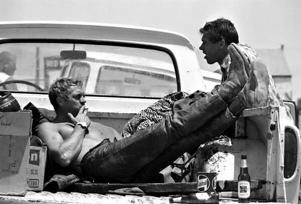 _retrohollywood's tweet photo. Steve McQueen. http://t.co/24DBmXXZDy