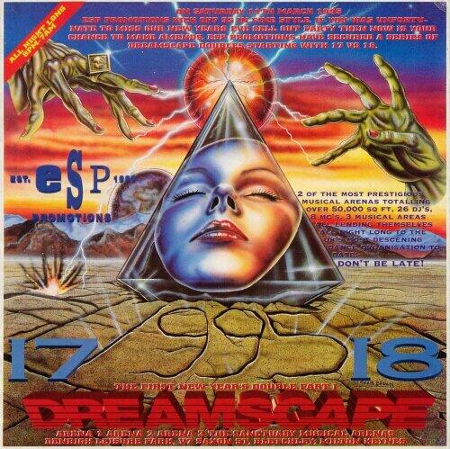 Happy Hardcore Tunes on X: Dreamscape 90s rave flyer