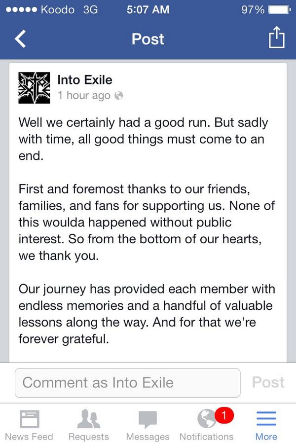 Throwing in the towel. Peace