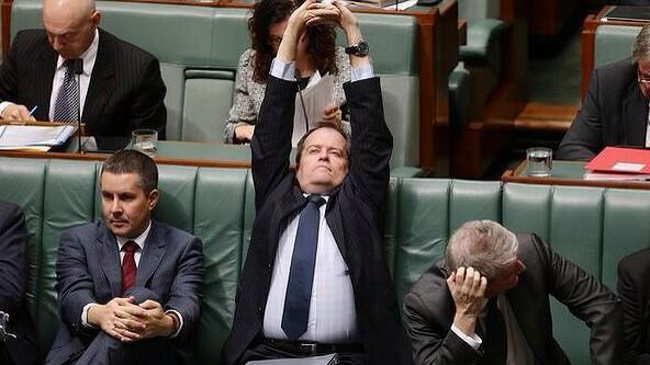 BillShortenFake's tweet photo. Losing some weight before I take the top ALP job. QT Yogalates is just one way I stay fit #fitspiration #bill4labor http://t.co/VEdxr7Pmxy