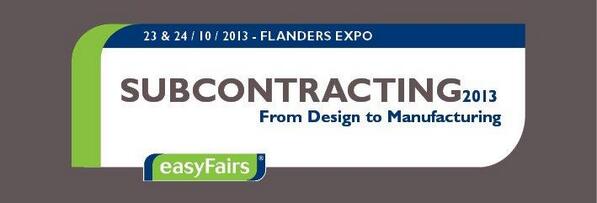 FERONYL zal aanwezig zijn op de SUBCONTRACTING 2013 op 23 &amp; 24/10; Flanders Expo-Gent. Kom langs op onze stand B0013.