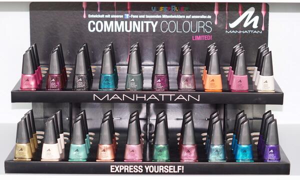 Manhattan_Tweet's tweet image. Folge @Manhattan_Tweet &amp;amp; RT diesen Tweet um ein komplettes Display der MANHATTAN #CommunityColours zu gewinnen!