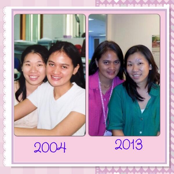 NatSakul's tweet photo. Ahahaa..dr tanpa beban smp berbeban berat! :)) RT @anettshome: 9 years and counting @NatSakul .. #friendship http://t.co/lOsHWrFMF1