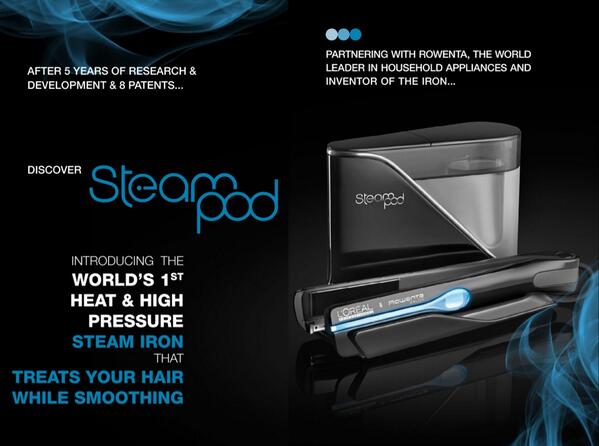 halosawston's tweet photo. Introducing the NEW L'Oreal Steam Pod service for beautifully soft, nourished hair. Ask us at Halo for more details http://t.co/JQH5neImw7
