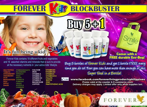 FOREVER_PHL's tweet photo. We know you love this!  5+1 Forever Kids Promo continues...avail as many as you can while supplies last! http://t.co/LXMCSYlW8m