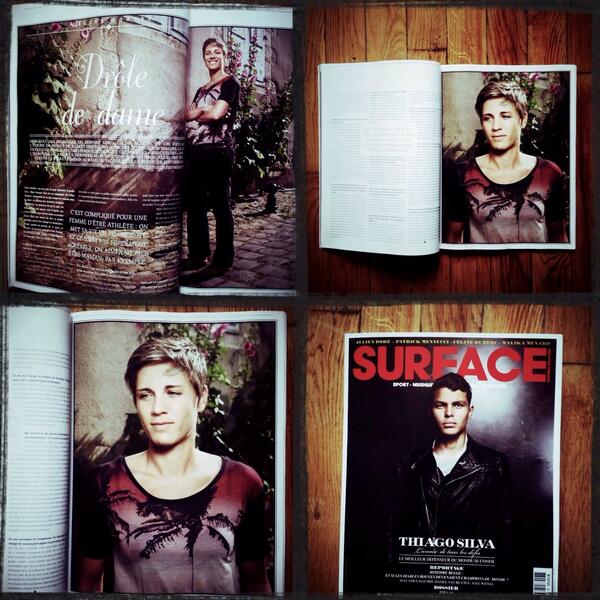 capsule19's tweet photo. Merci @Surface_Mag pour cet itw !! #footmagazine #sportfemininenforce http://t.co/AJ2ecuinXC