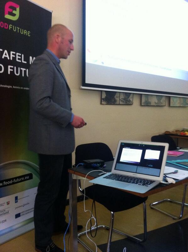 Helder verhaal van Jordi Jongbloed van <a href="/phytonext/">phytonext</a> over extracten uit reststromen op bijeenkomst #FoodFuture