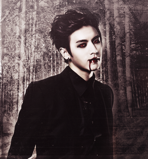 CClown6TH's tweet photo. [Fanmade] Vampire Barom  > < (cr.wuliette  ) http://t.co/DS2EVQzDy5