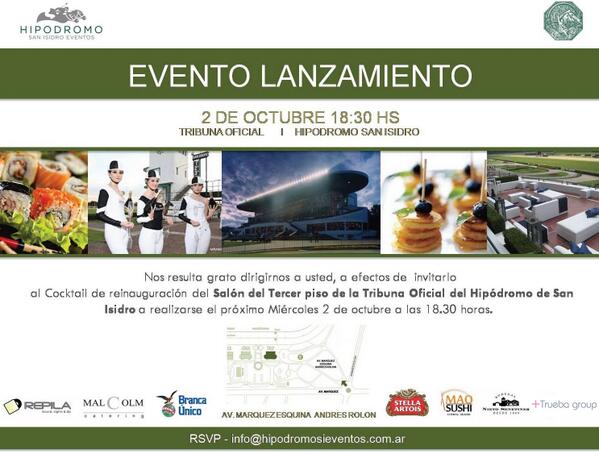 TruebaGroupDjs's tweet photo. Los Invitamos a la Inauguración de HSI Eventos! Vamos a estar con la mejor música, junto @RepilaDJS @MalcolmCatering http://t.co/drS1w4L2qD