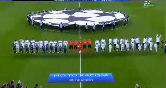 Madrid_Indo's tweet photo. No To Racism. @ Estadio Santiago Bernabeu #HalaMadrid http://t.co/7Ywq9sqsvZ