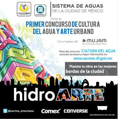 ¡Inscríbanse ya! #HidroArte #MUJAM #streetArt  #ArteUrbano <a href="/MuseodelJuguete/">Fund. Juntos por una Sonrisa - Museo del Juguete</a> <a href="/LevisMX/">Levi</a> <a href="/Univ_Cultura/">El Universal Cultura</a> <a href="/KinkyTheBand/">Kinky</a>