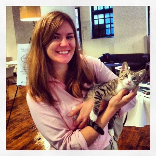 katcorlett's tweet photo. Still smiling from my #petplaydate this A.M.-- thanks, @RolfC_Hagen_Inc &amp; @AnimalHaven! http://t.co/wA5R3Q3PYV