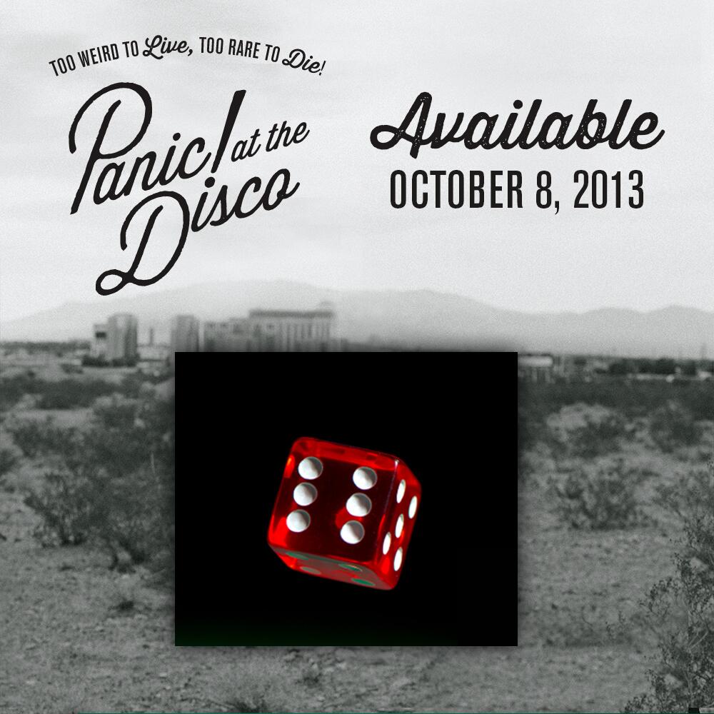 Panic At The Disco Too Weird To Live Too Rare To Die Poster