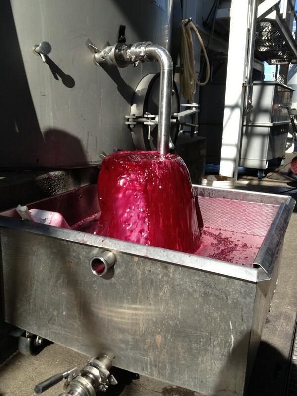 JarvisTomei's tweet photo. Zin pump- over.  #nwwinemaker http://t.co/qgU9FNkjlB