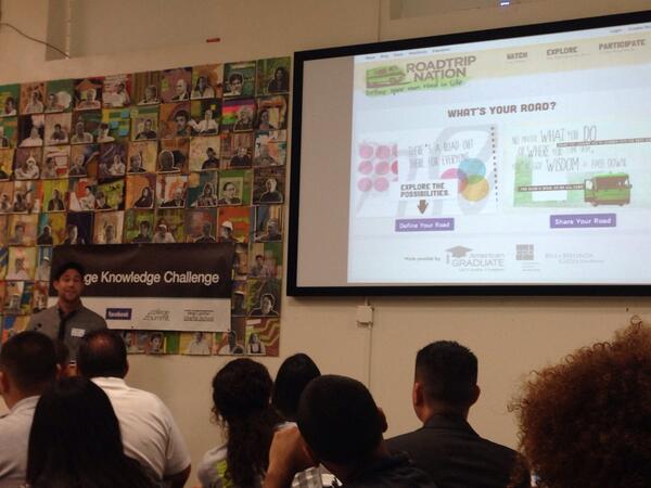 danjarratt's tweet image. Roadtrip Nation: stories of triumph and self-discovery @RoadtripNation #apps4college #applaunch #rtnckc