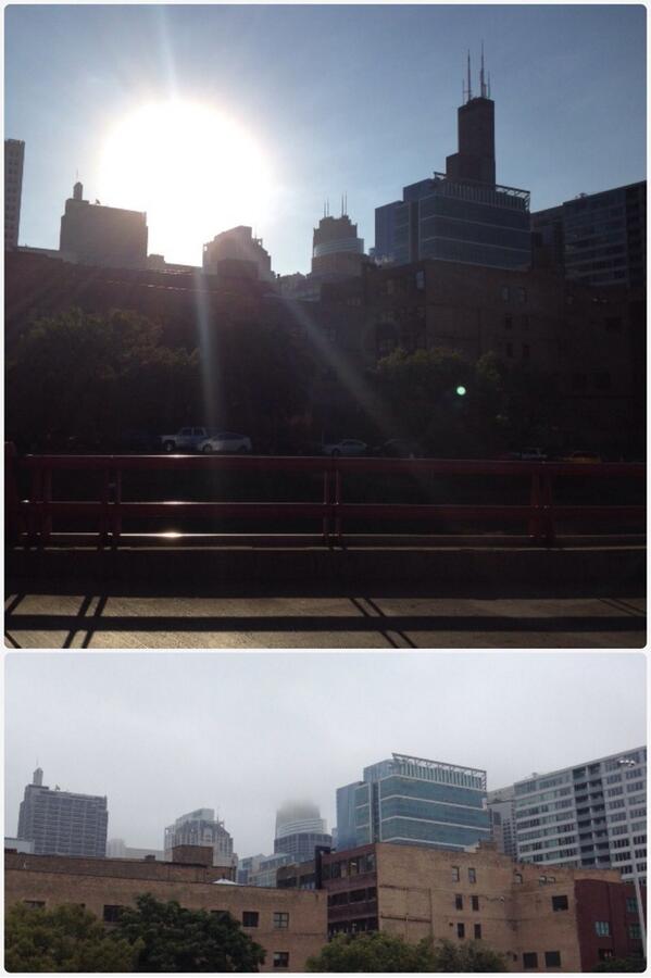 LaurenBachtell's tweet image. Difference a day makes #builtforchicago #weather #editfree
